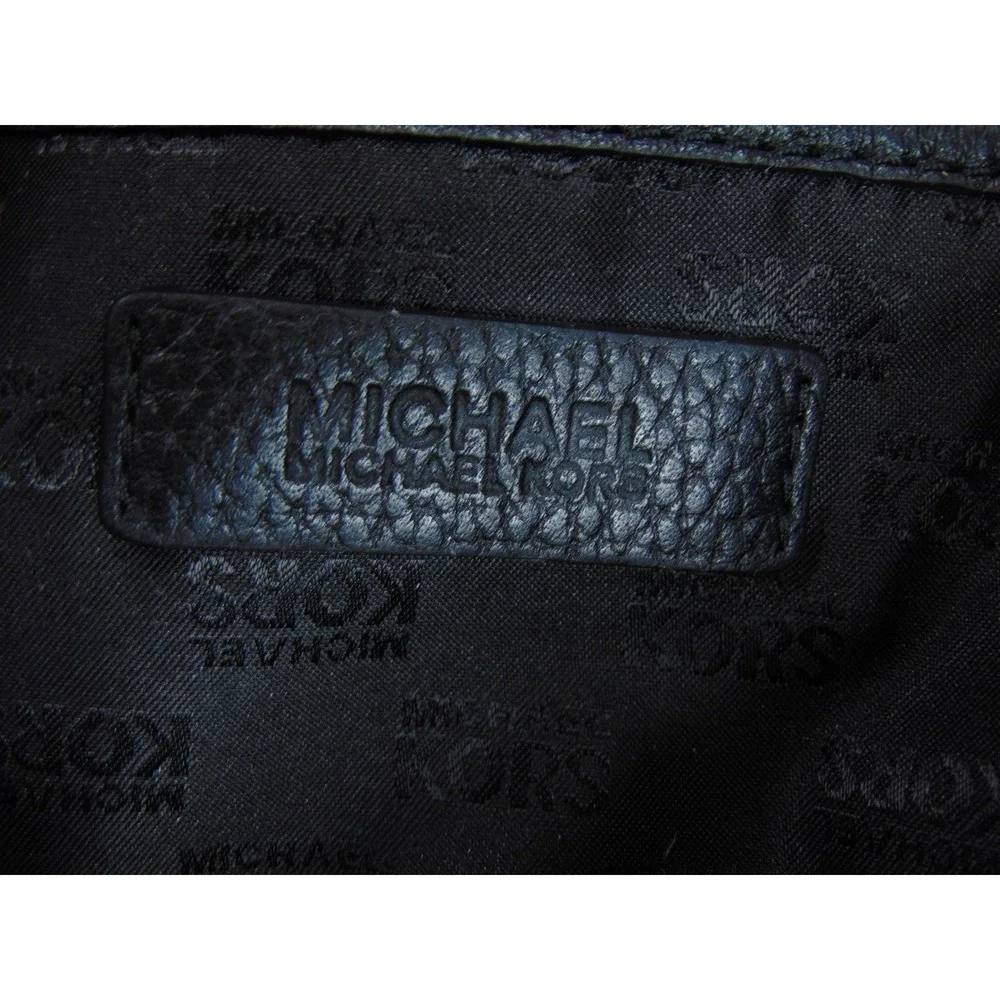Michael Kors Backpack Black Leather‎ Studded Small Daypack Commuter,FLAW - Picture 15 of 16